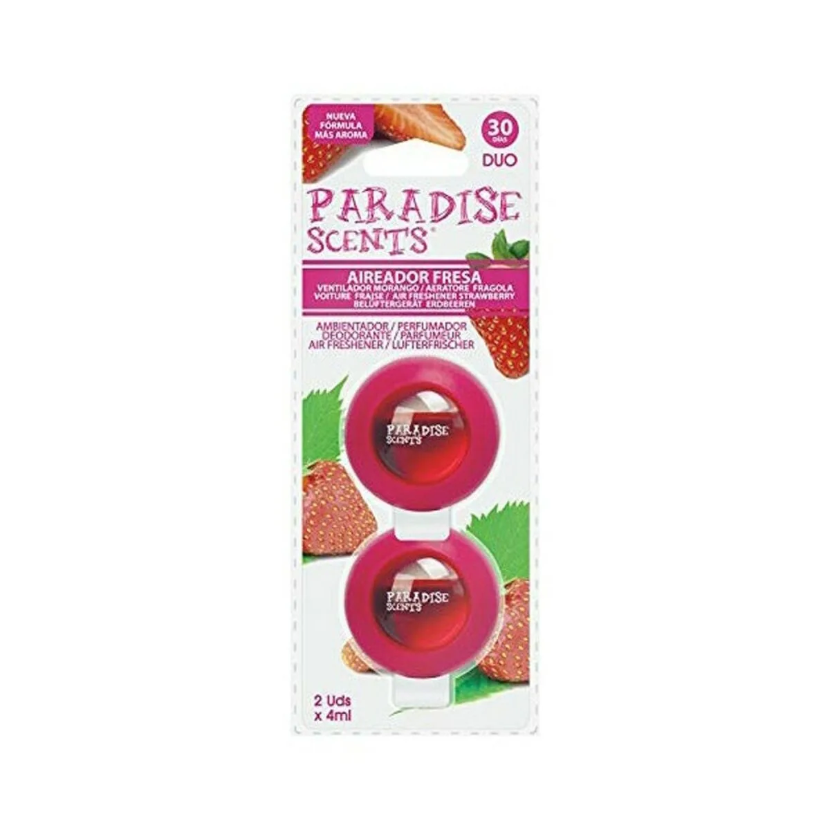 Desodorisant pour voiture paradise scents fraise duo 2 uds s370111460. Bienvenue chez Diaytar - Votre destination shopping pour tous vos besoins du quotidien !