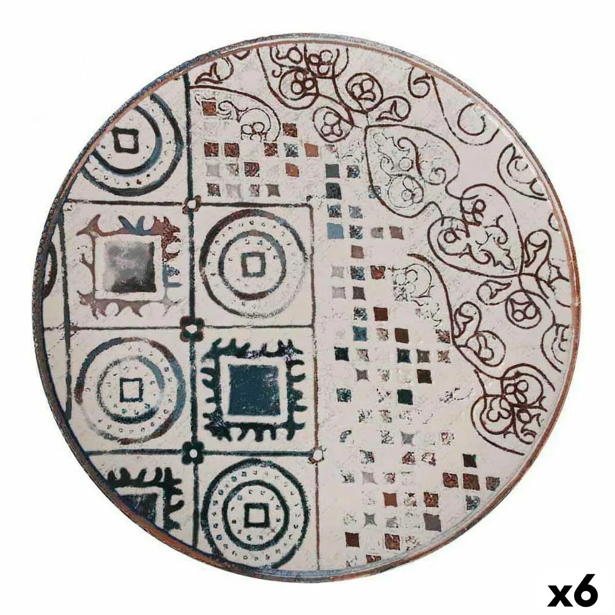 Dessous d assiette la mediterranea grecia porcelaine 6 unites s222629920. Votre foyer mérite le style et le confort des produits Diaytar Home.