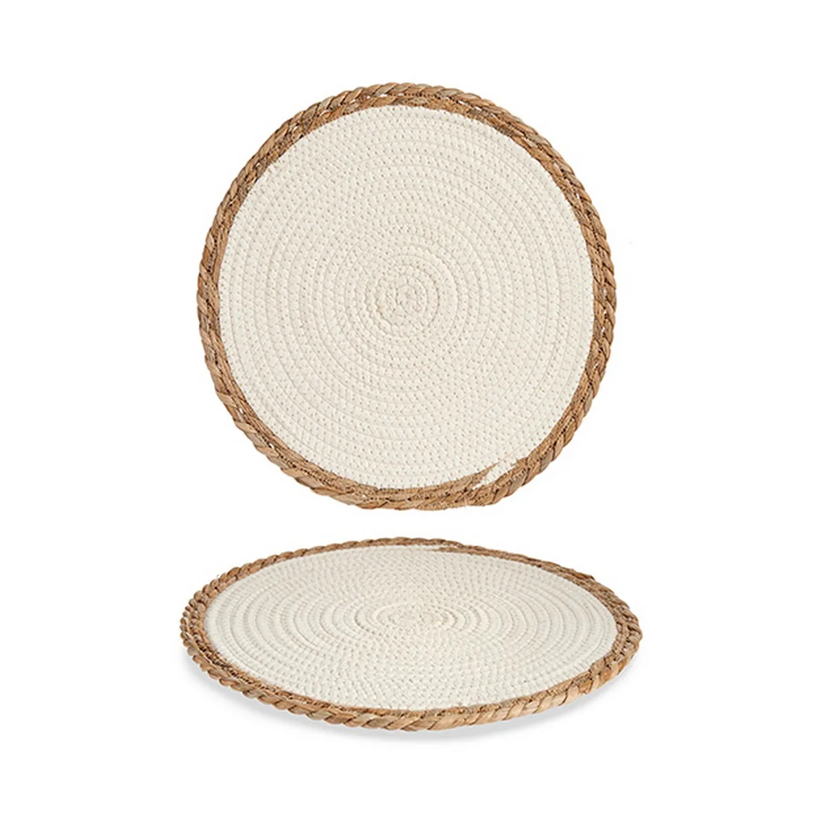 Dessous de plat blanc blanc marron naturel 35 x 1 x 35 cm s360900172. Pour un shopping sans contrainte et plein de bonnes surprises, Diaytar est la destination ultime des produits généralistes