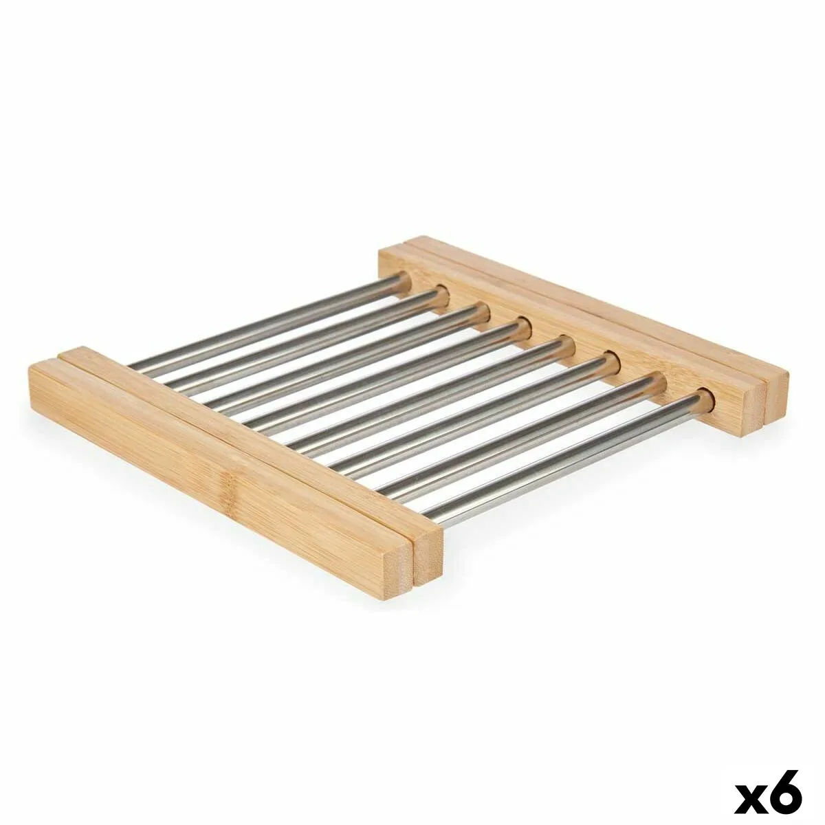 Dessous de plat kinvara 90951 argente metal bambou 36 4 x 2 2 x 21 3 cm 6 unites s362955314. Diaytar, c'est le hub où se connectent les créateurs de produits géniaux et les clients qui les attendaient sans le savoir.