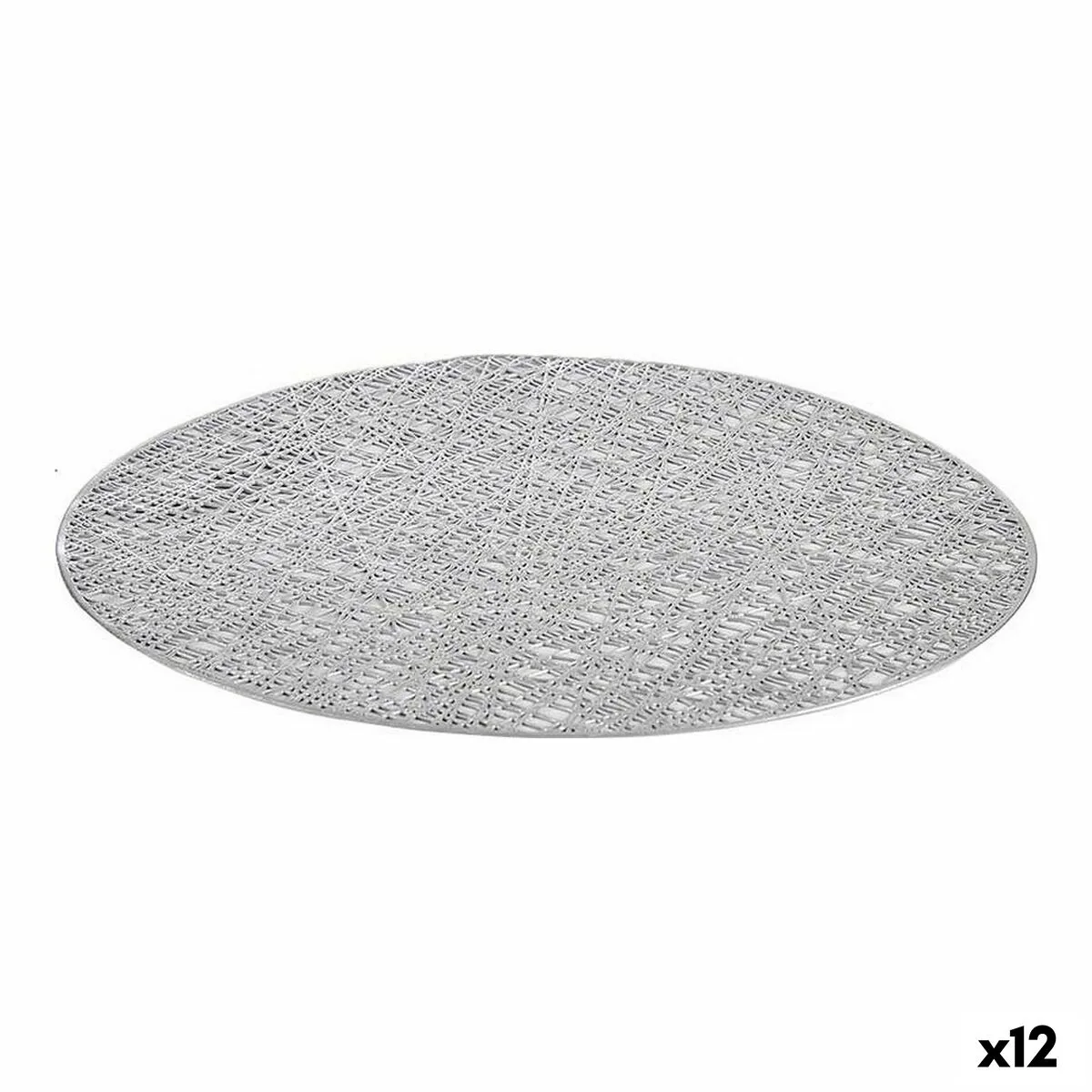 Dessous de plat kinvara ar2103272 argente plastique o 38 cm 12 unites s362264947. L'art de vivre à la française s'exprime dans notre collection maison Diaytar.