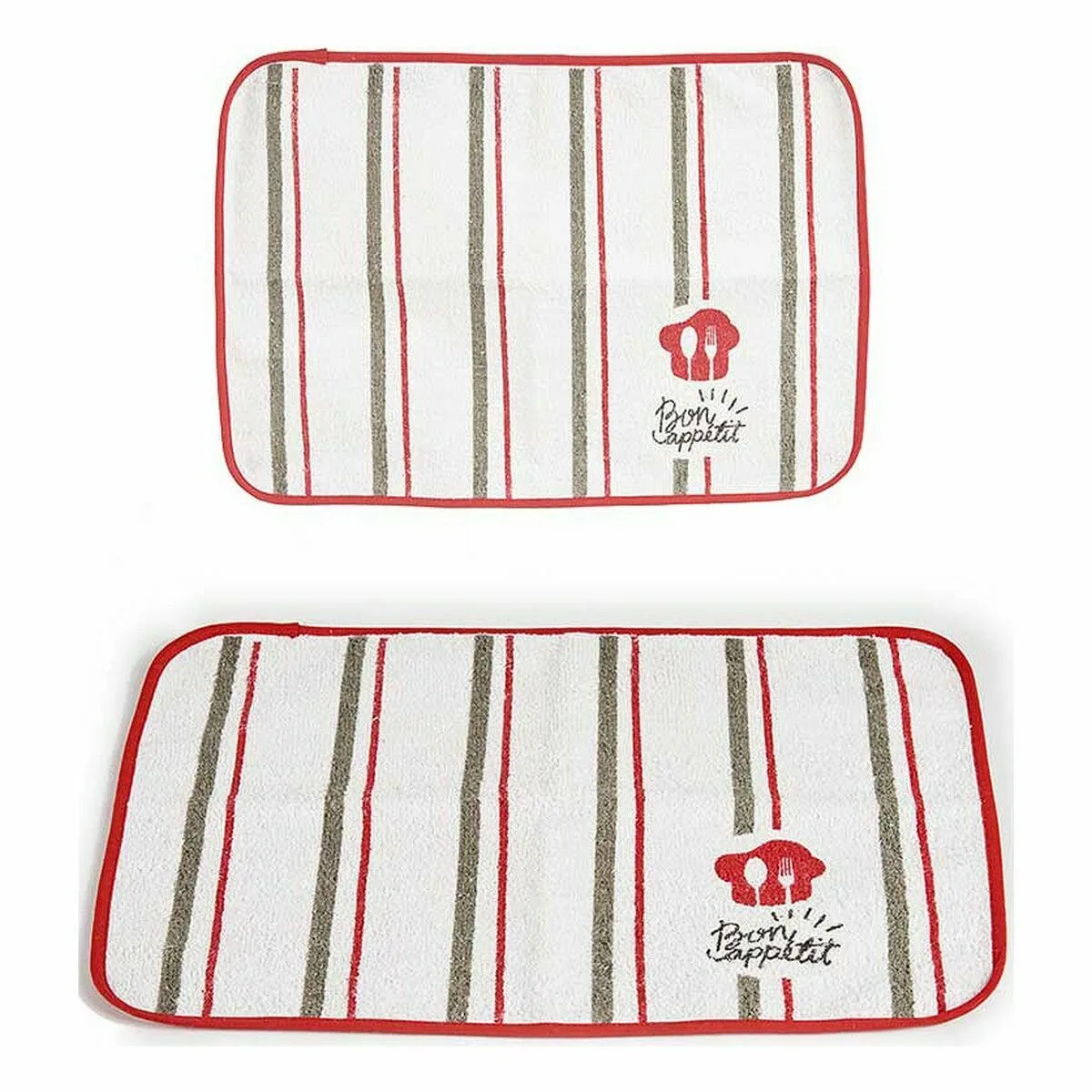 Dessous de plat kinvara bon appetit blanc rouge 33 x 0 3 x 48 cm 12 unites s362578563. Diaytar, c'est l'art de la sérendipité appliqué au e-commerce : vous venez pour une chose, vous repartez avec l'objet de vos rêves.