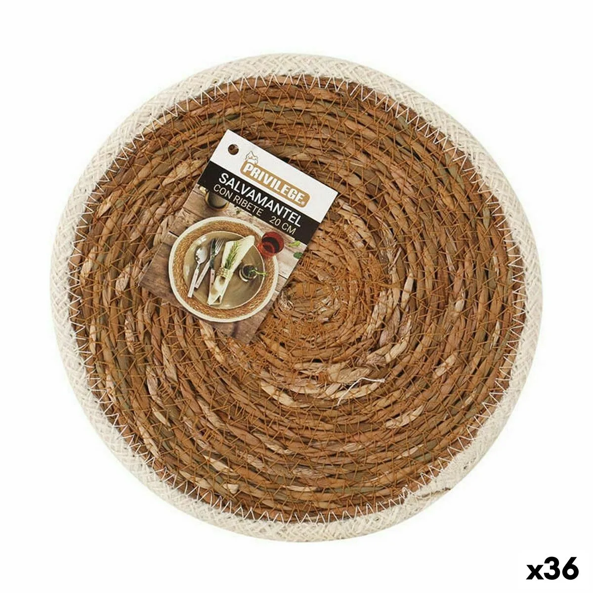 Dessous de plat privilege algues marines marron avec bordure o 20 cm 36 unites s223169164. Bienvenue dans l'ère du shopping conscient. Diaytar privilégie des produits avec une éthique et un impact positif.