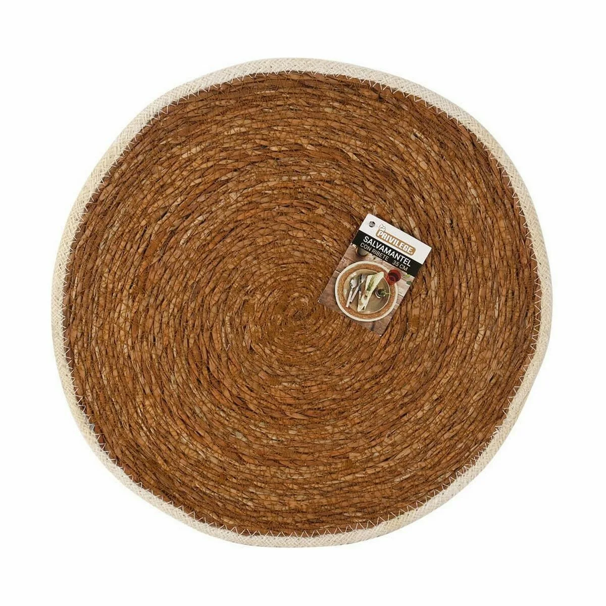 Dessous de plat privilege algues marines marron avec bordure o 35 cm 36 unites s223168768. Votre style, votre personnalité, nos produits : bienvenue chez Diaytar !
