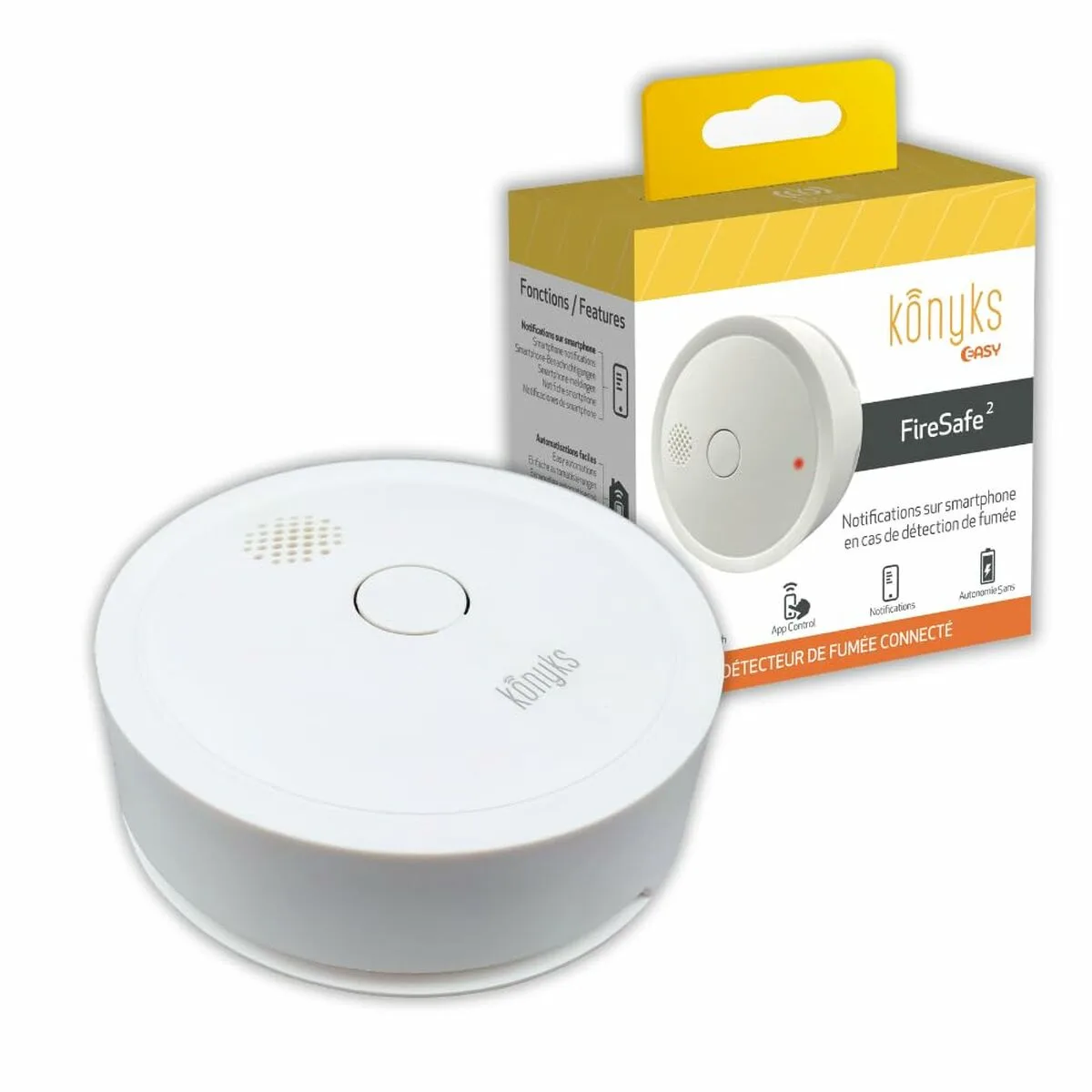 Detecteur de fumee konyks firesafe 2 sans fil s719423343. Chez Diaytar, nous ne vendons pas que des produits, nous proposons des solutions, du rêve et un peu de magie au quotidien