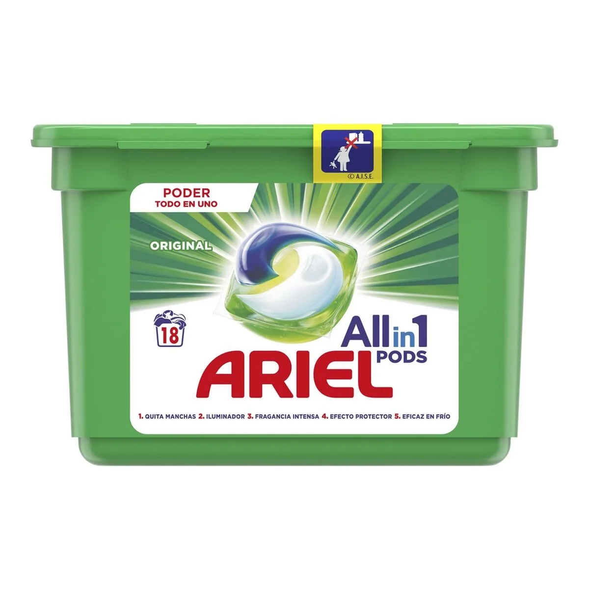 Detergent ariel 18 uds s790522279. Diaytar, c'est la démonstration que le meilleur des produits est à portée de clic, sans compromis, sans attente.