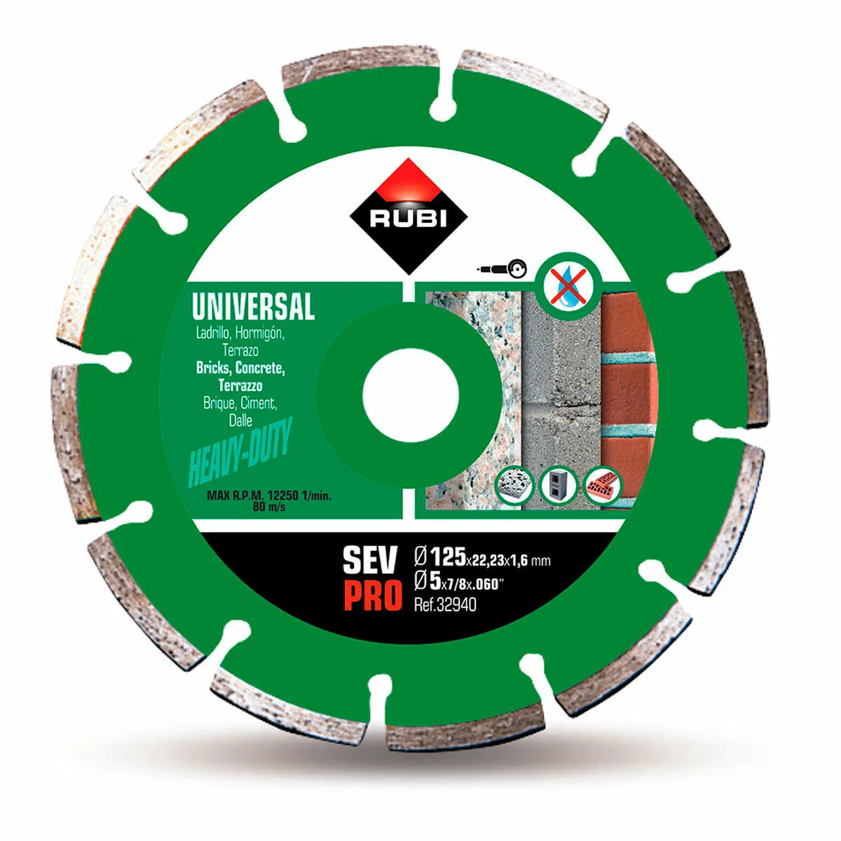 Disque de coupe rubi pro r32940 125 mm s791453946. Transformez votre intérieur avec les produits déco Diaytar !