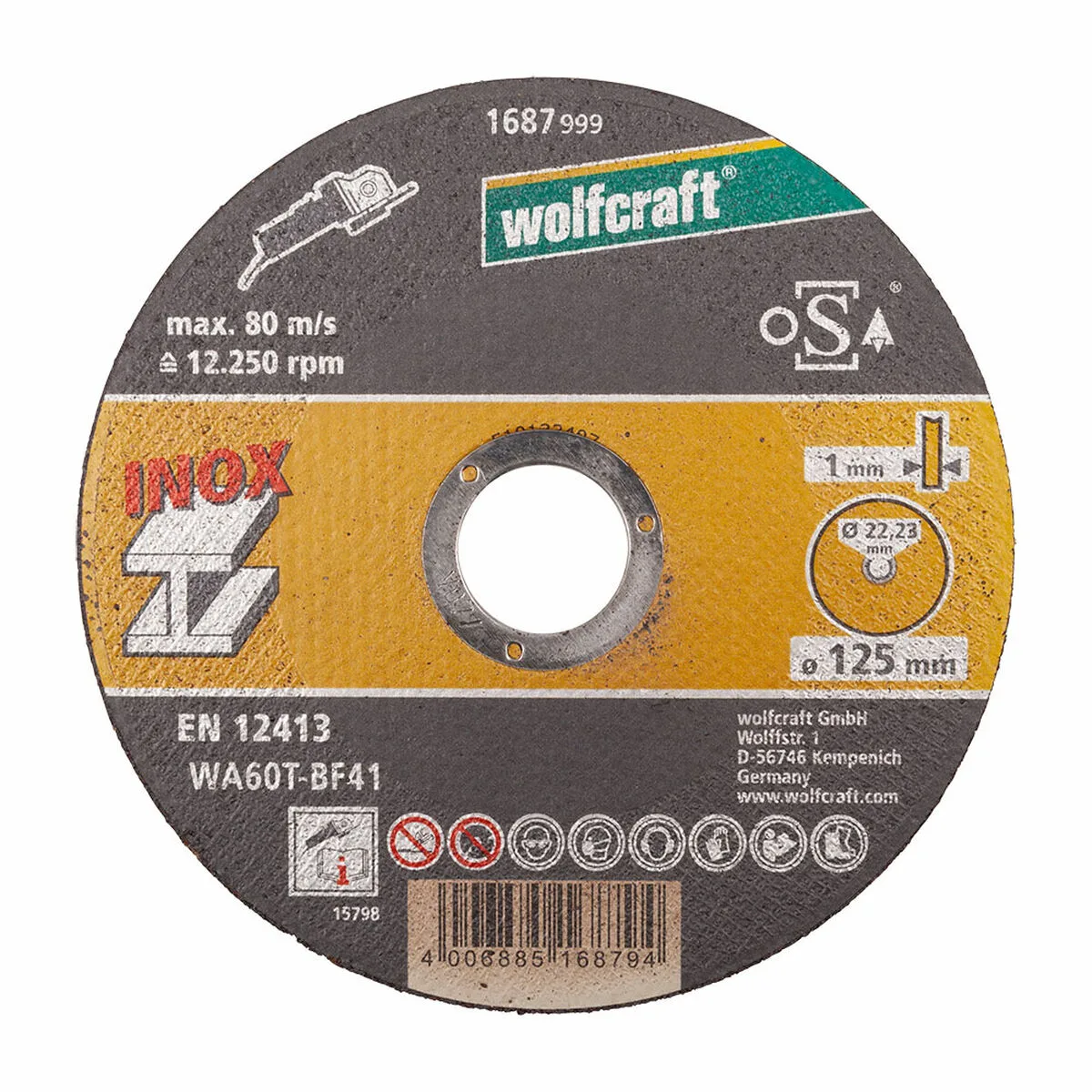 Disques de coupe wolfcraft 8463000 o 125 mm 10 unites s792316379. Nous sommes les archéologues du produit parfait. Diaytar exhume pour vous les trésors cachés du marché.