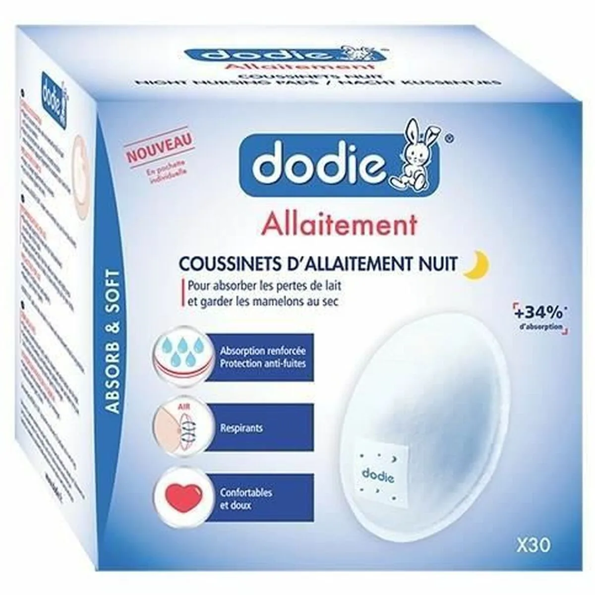 Disques protecteurs d allaitement dodie 30 pcs s710100892. Notre ambition pour Diaytar : devenir le réflexe numéro 1 lorsque vous pensez 'produit génial'.