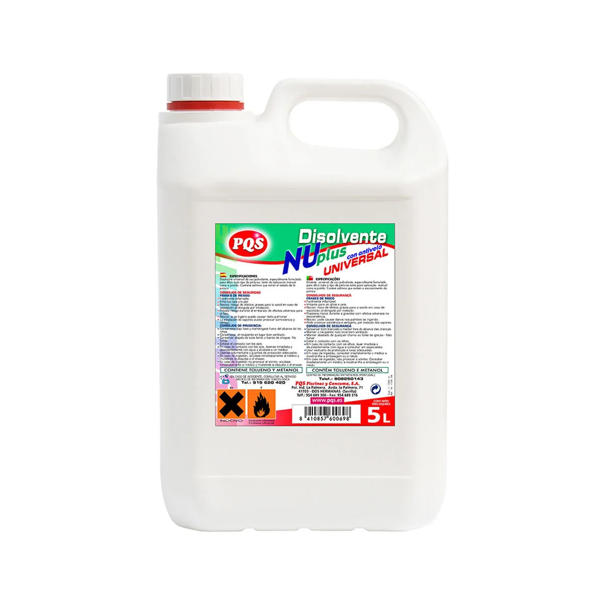 Dissolvant pqs nu plus universel 5 l s790548842. Diaytar opère une veille constante pour vous offrir l'élite des produits généraux, électroniques et maison.