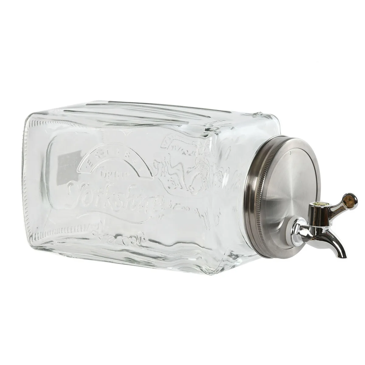Distributeur d eau home esprit transparent metal verre 13 x 13 5 x 32 5 cm s305950177. Notre équipe chez Diaytar est une brigade de passionnés, toujours en chasse pour dénicher la perle rare qui vous fera vibrer.
