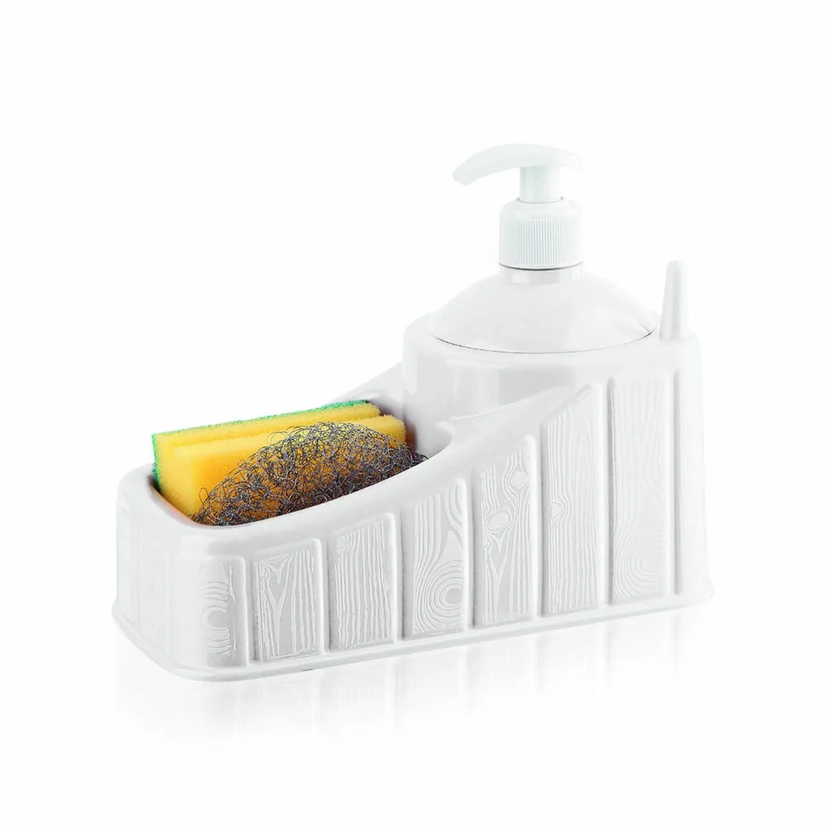 Distributeur de liquide vaisselle 2 en 1 privilege plastique 20 x 17 x 10 cm blanc 24 unites s223113298. Diaytar, c'est l'assurance de produits qui durent, tant dans leur construction que dans leur style intemporel.