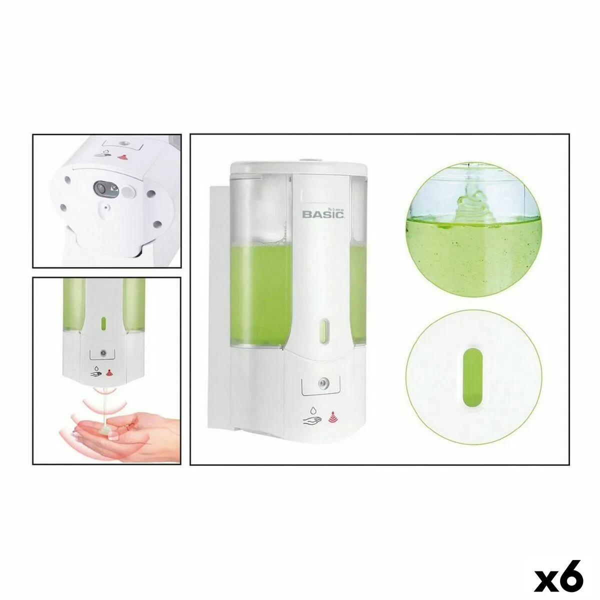 Distributeur de savon basic home 400 ml 0 4 l electrique mural 6 unites s223112543. Avec Diaytar, profitez d'une sélection généraliste qui a du caractère et qui reflète les aspirations de notre époque