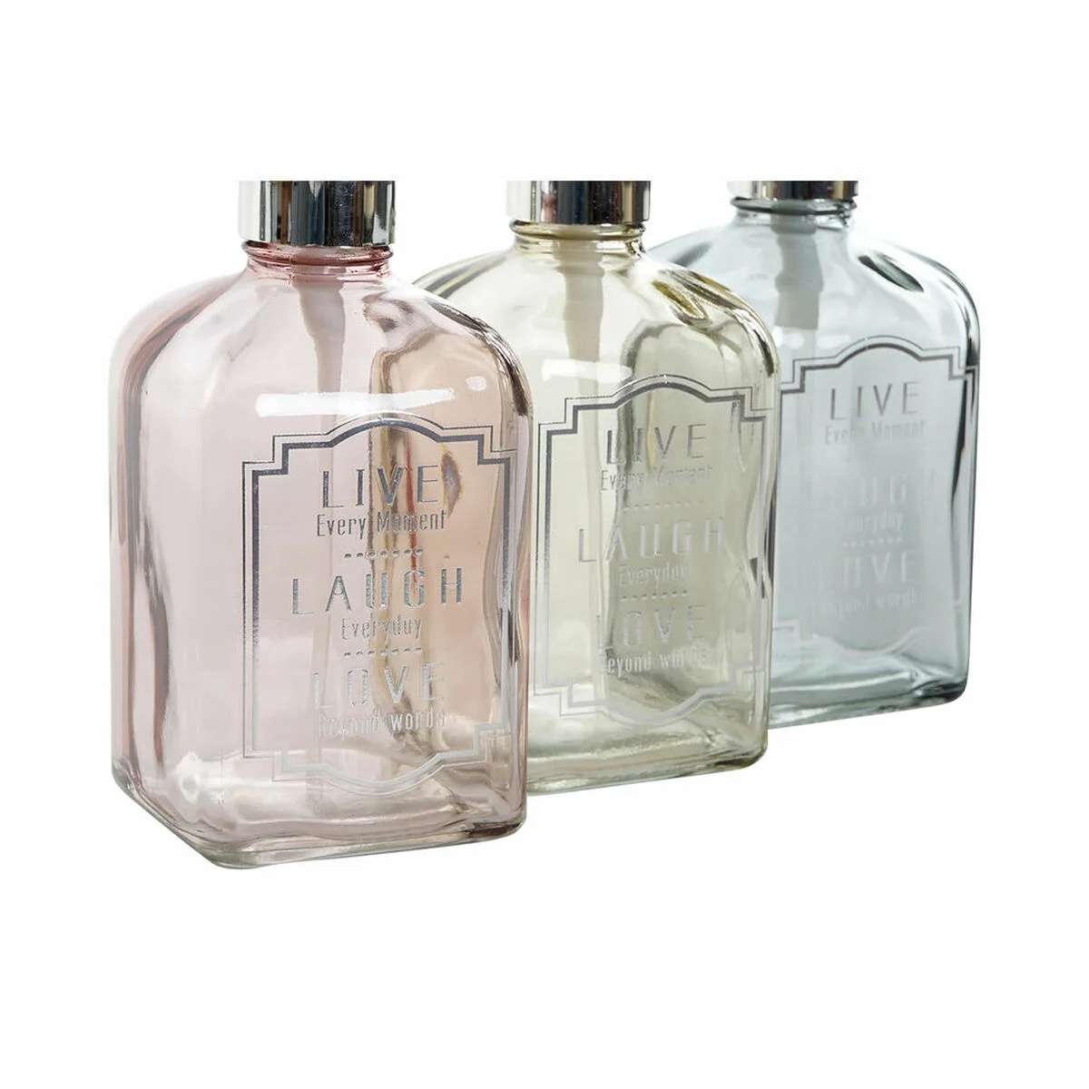 Distributeur de savon dkd home decor gris rose dore argente verre plastique moderne 450 ml 7 5 x 7 5 x 19 cm 3 unites s302554627. Soyez à la pointe de la tendance et de la technologie avec Diaytar, votre partenaire pour un shopping généraliste avisé