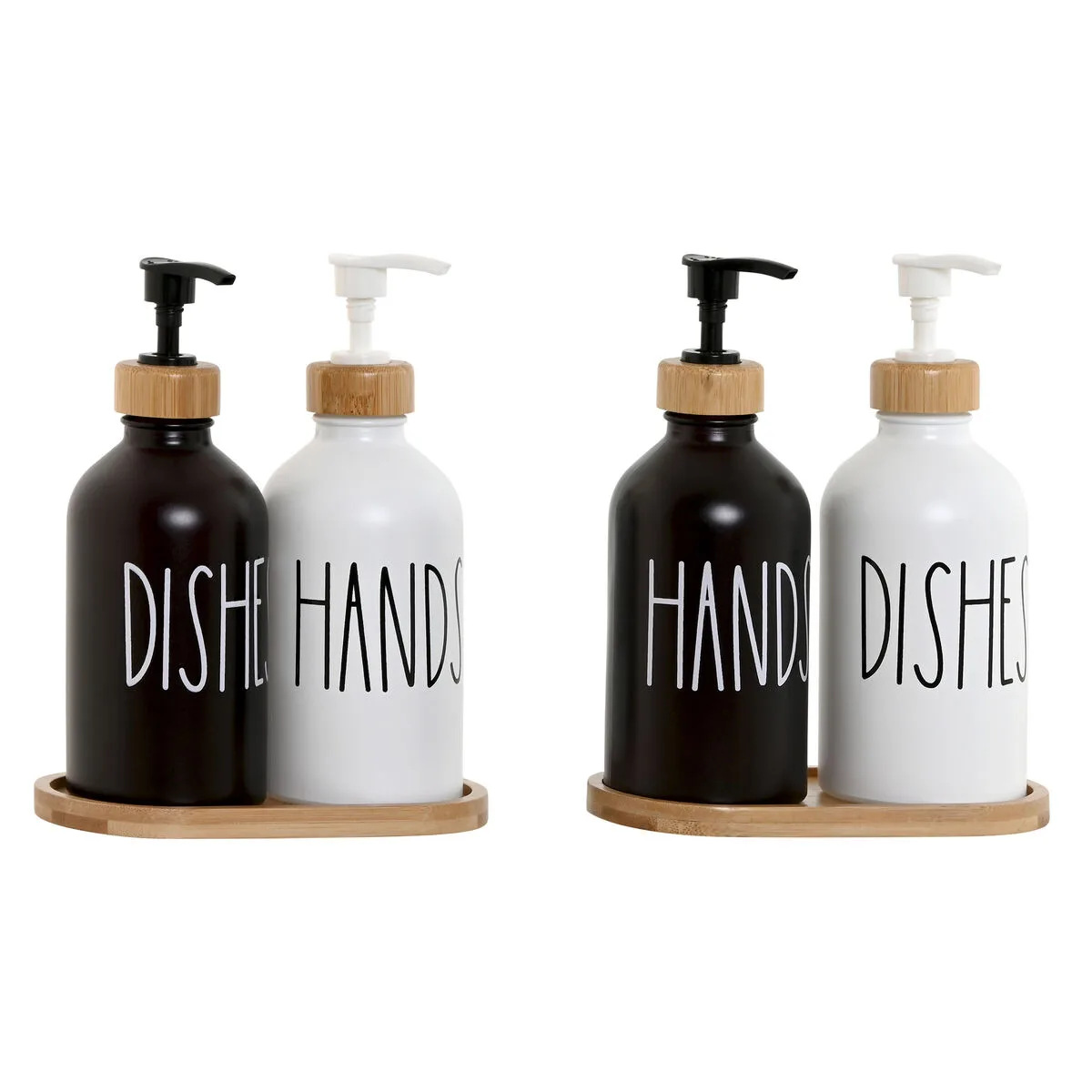 Distributeur de savon home esprit blanc noir bambou verre 350 ml 15 5 x 8 x 19 cm 2 unites s305696331. Bien plus qu'un simple site, Diaytar est une expérience de découverte permanente de produits utiles, beaux et novateurs