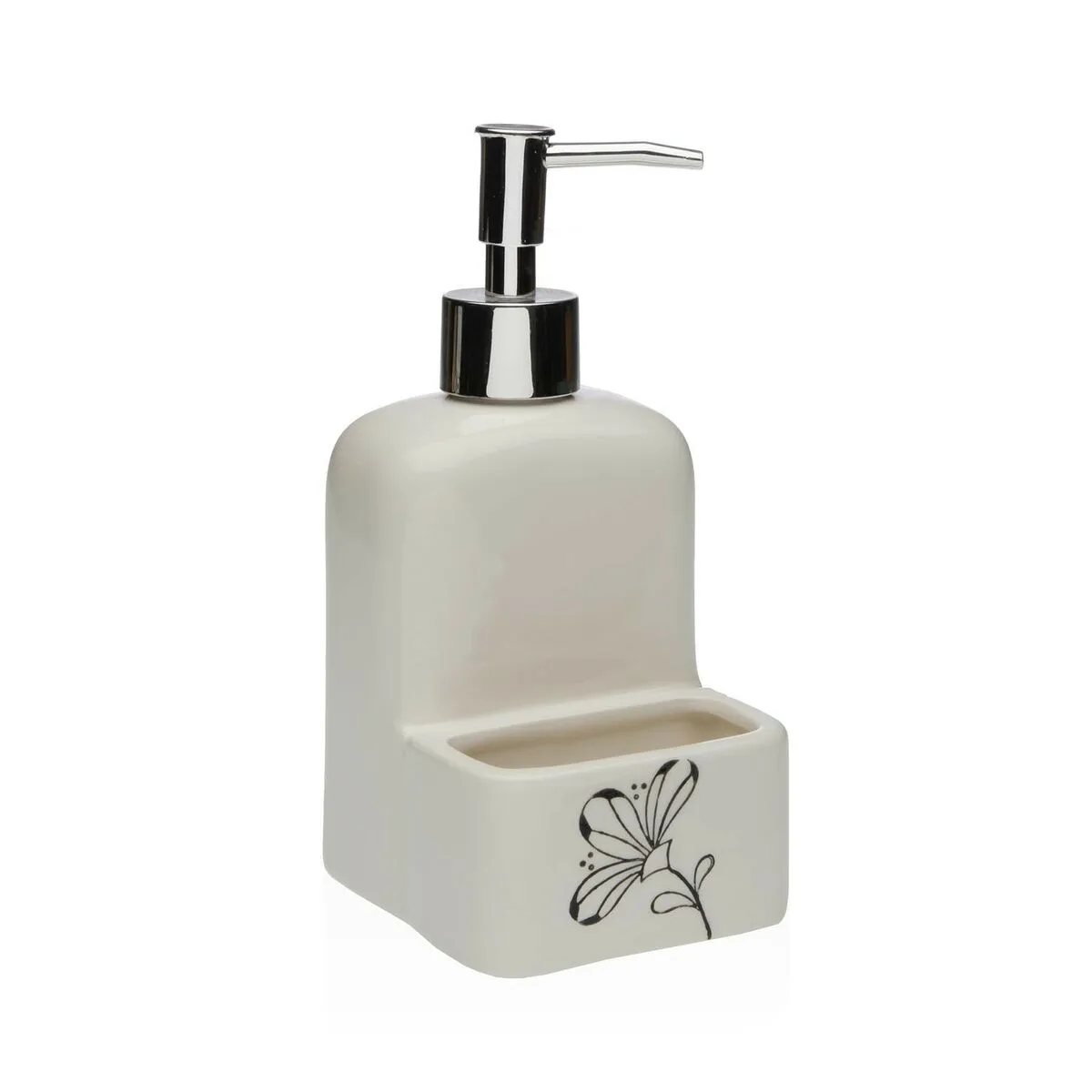 Distributeur de savon versa ceramique abs dolomite fleurs 9 x 18 5 x 8 cm s341322540. Diaytar cultive l'art du bien-être à travers ses produits soigneusement choisis.