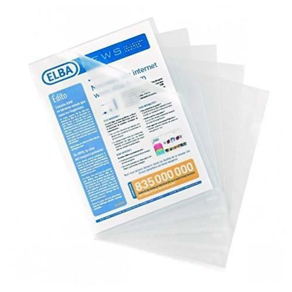 Dossier de portefeuilles elba 400005376 transparent 100 unites s7718056218. Diaytar, c'est la garantie de tomber sur ce produit unique qui fera de votre quotidien une expérience extraordinaire