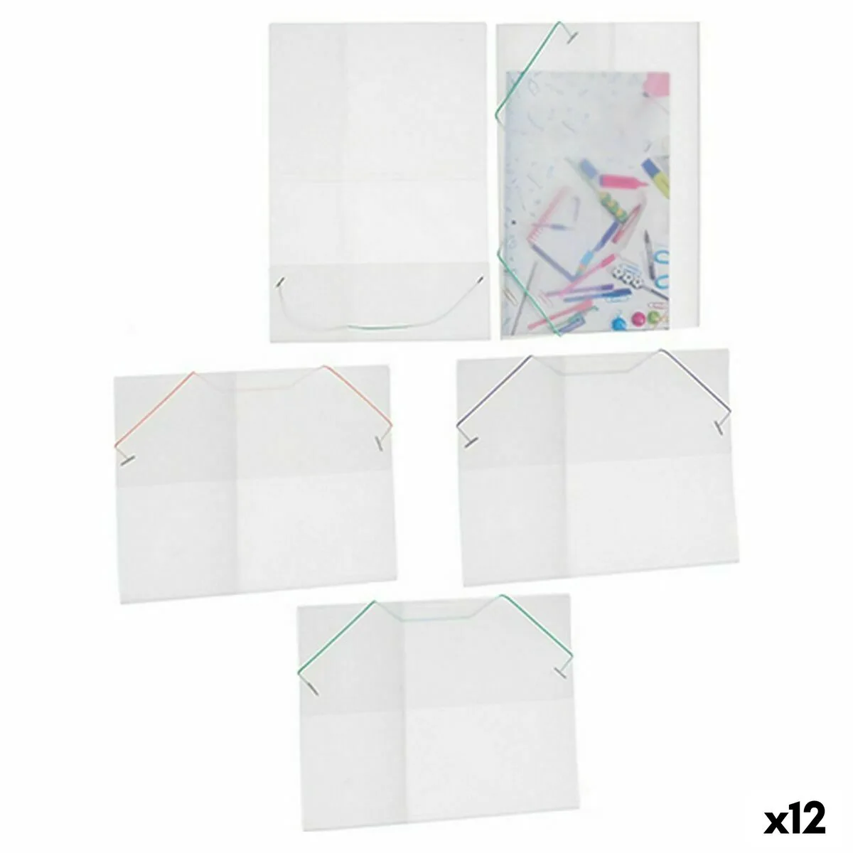 Dossier de portefeuilles pincello elastic 3 col vert transparent 12 unites s361682536. Chez Diaytar, nous célébrons la singularité de chaque produit, qu'il s'agisse d'un gadget tech ou d'un ustensile maison