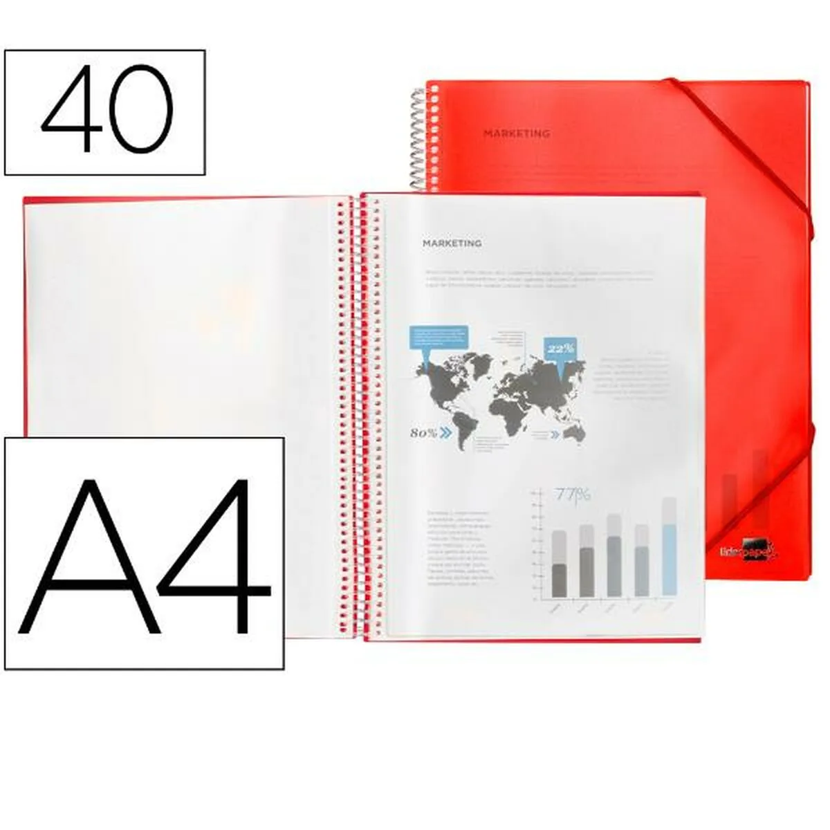 Dossier liderpapel ec14 rouge a4 s7718170541. Chez Diaytar, nous célébrons la singularité de chaque produit, qu'il s'agisse d'un gadget tech ou d'un ustensile maison