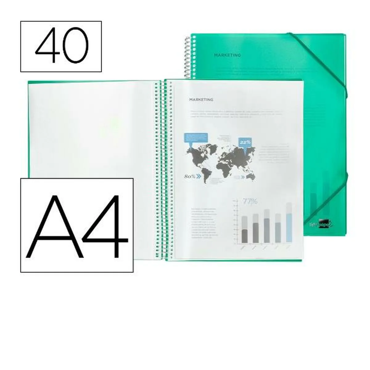 Dossier liderpapel ec15 a4 vert s7718170685. Diaytar anticipe les tendances pour vous offrir le meilleur de la mode.