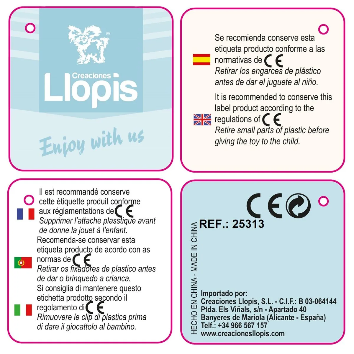 Doudou 25 x 25 cm vache s240891812. Diaytar : Votre guide shopping pour une sélection exigeante de produits tendance, technologiques et domestiques