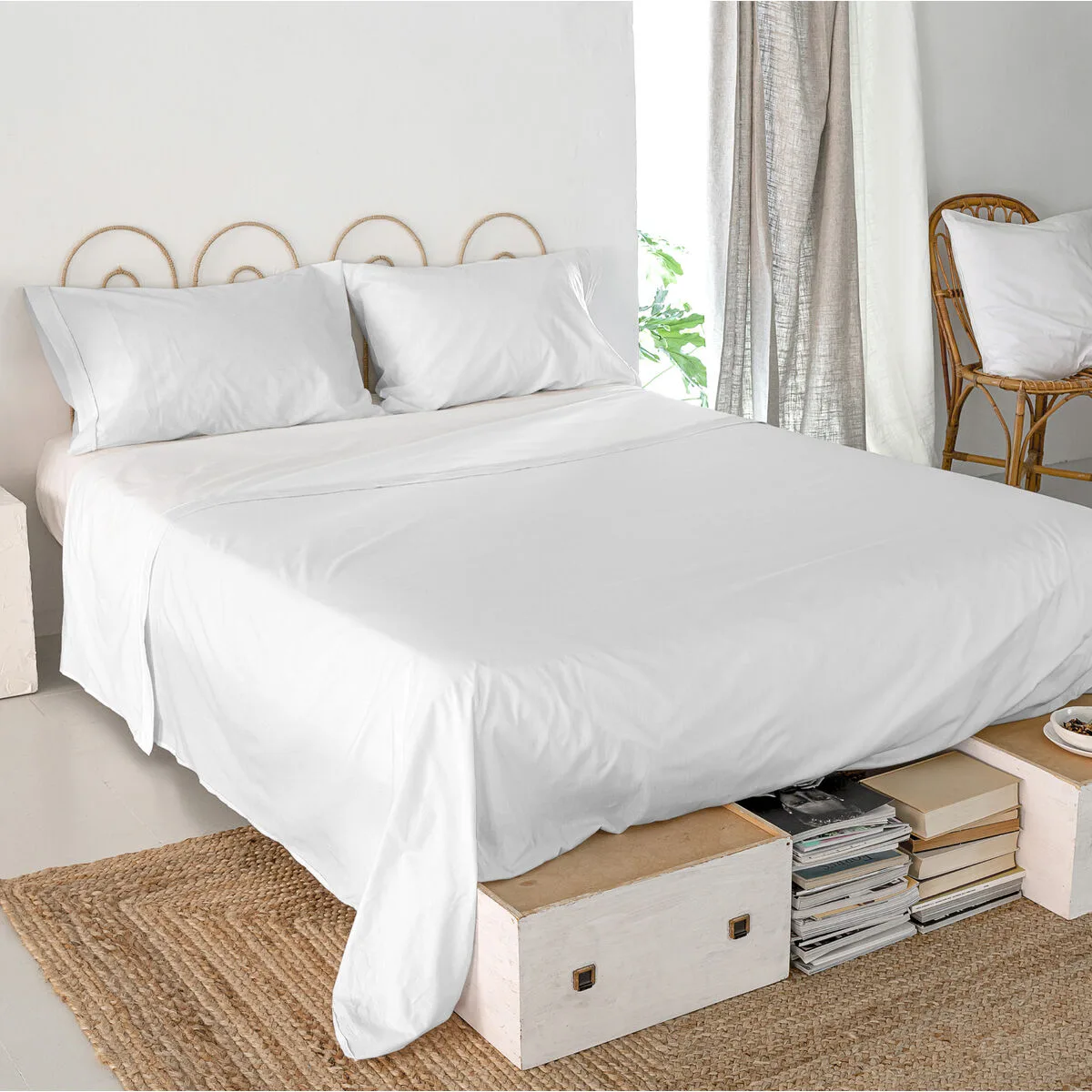 Drap happyfriday basic blanc 160 x 270 cm d161058062. Diaytar, le partenaire de ceux qui veulent une vie mieux équipée, mieux designée et plus connectée, tout simplement.Diaytar : Le laboratoire des tendances où naissent vos futurs produits préférés, des essentiels aux plus innovants.