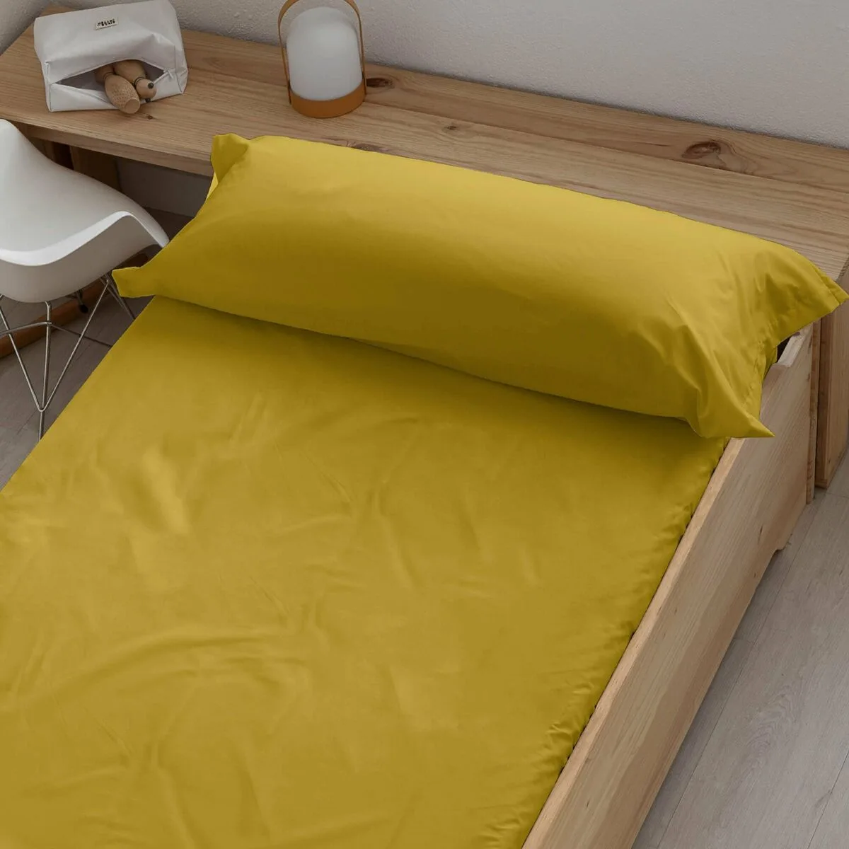Drap housse decolores liso moutarde lit 2 persones s980989329. Chez Diaytar, chaque achat est une expérience unique. Explorez notre sélection premium !