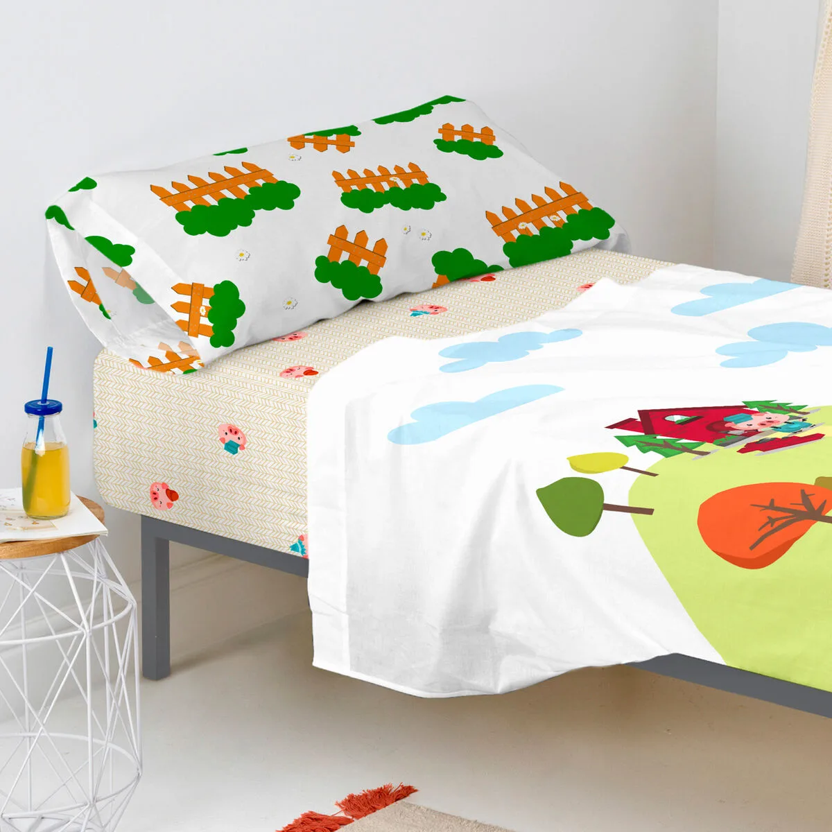 Drap housse happyfriday mr fox multicouleur 105 x 200 x 32 cm d160904578. Bienvenue dans l'ère du shopping conscient. Diaytar privilégie des produits avec une éthique et un impact positif.