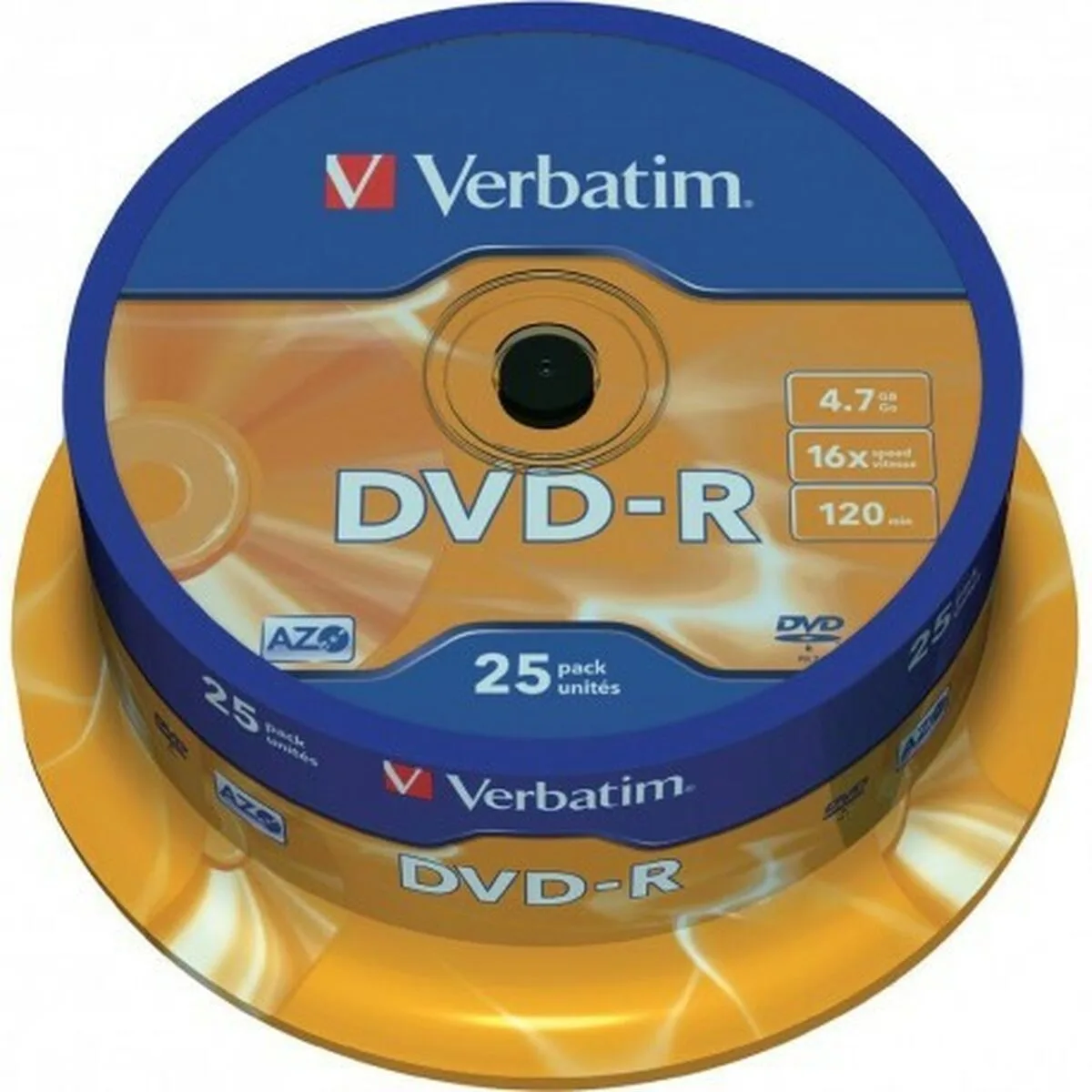 Dvd r verbatim 4 7 gb 16x 8 unites s843420241. Votre foyer mérite le style et le confort des produits Diaytar Home.