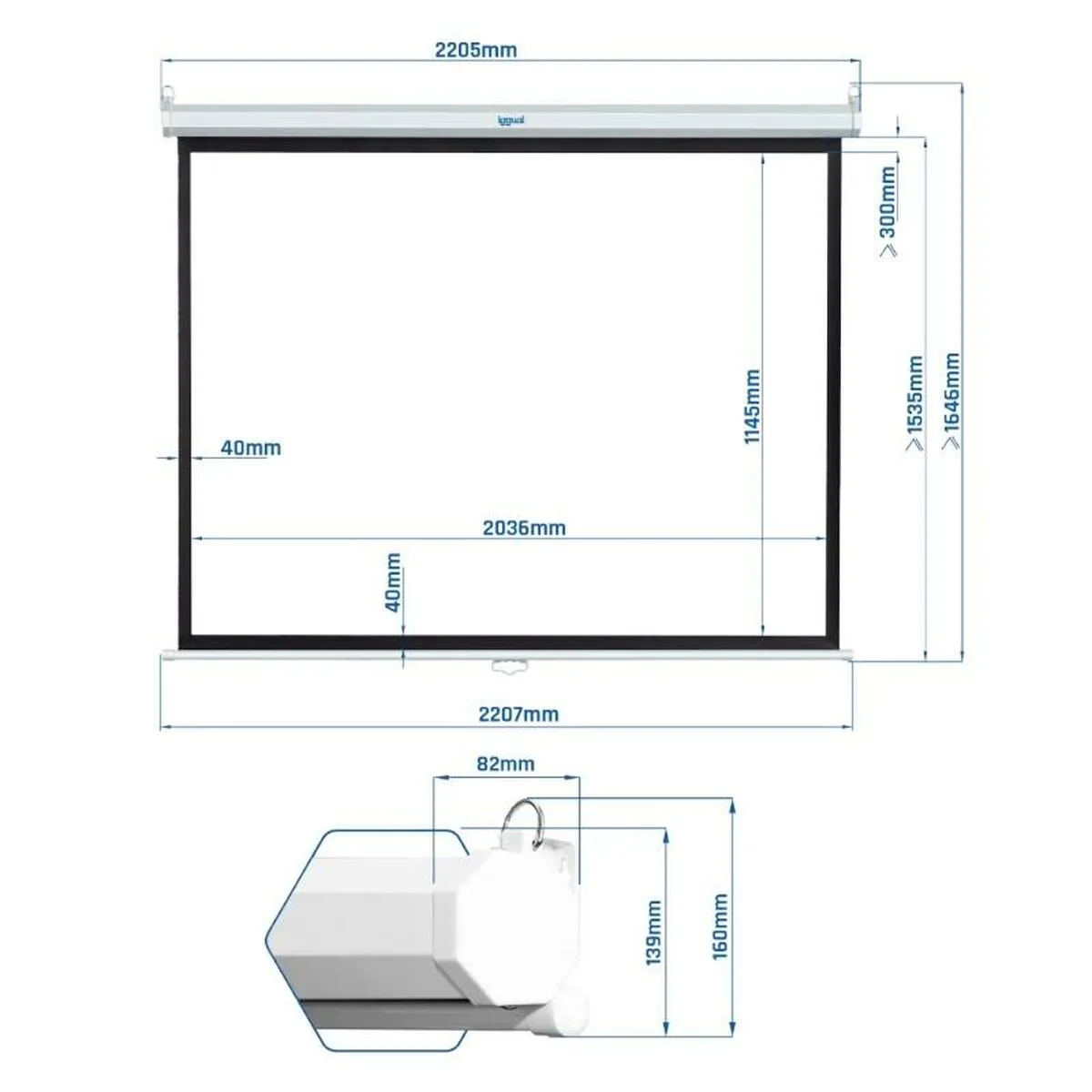Ecran de projection pour ordinateur iggual igg319291 92 s024117556. Diaytar, c'est le compagnon des visionnaires, de ceux qui achètent aujourd'hui les produits qui seront incontournables demain.