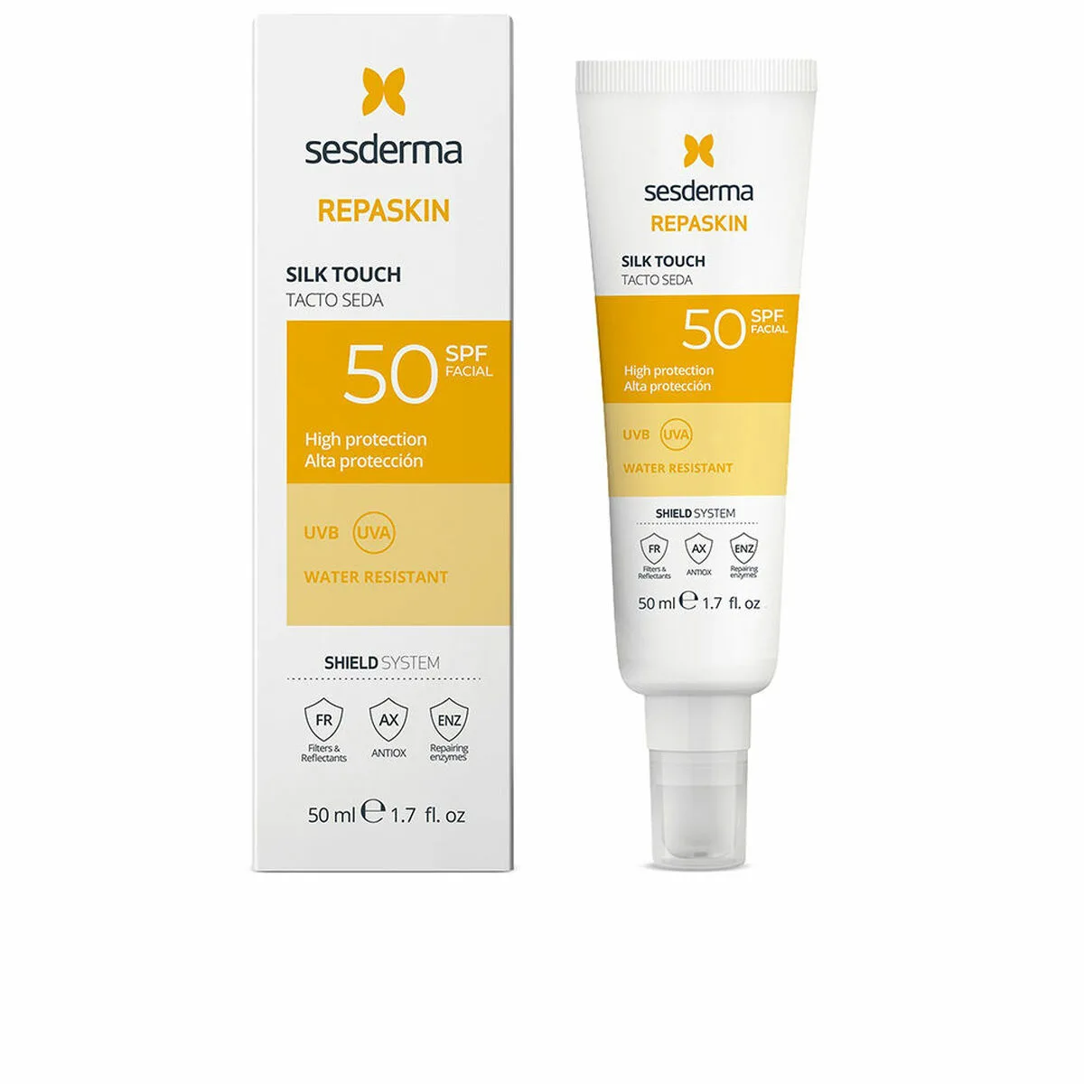 Ecran solaire visage sesderma repaskin spf 50 50 ml soyeux s0512293623. Diaytar : Parce que vos goûts sont éclectiques, notre offre de produits l'est tout autant. Explorez sans modération.