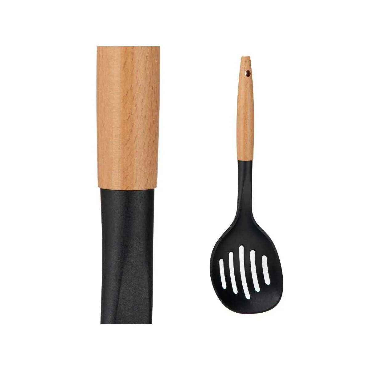 Ecumoire kinvara 79622 noir naturel bois 11 x 35 x 4 cm 12 unites s362788128. Plongez dans l'univers Diaytar, votre référence pour des produits du quotidien, high-tech et déco, tous porteurs de tendances