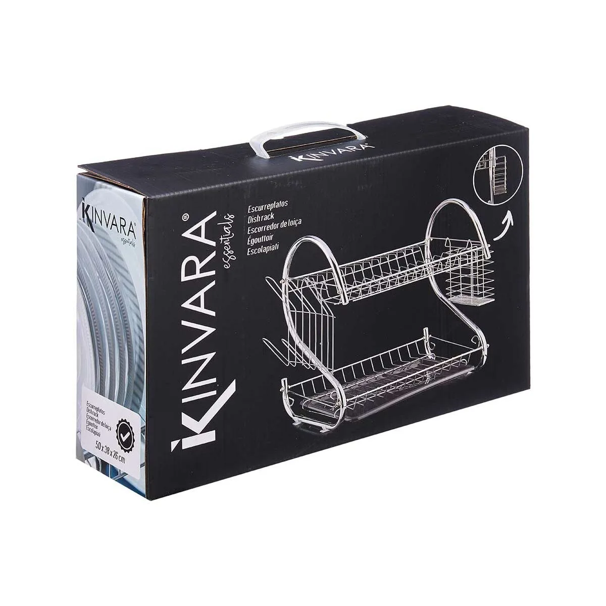 Egouttoir pour evier kinvara w3816 1050 gris 45 5 x 24 5 x 37 5 cm s362980917. Osez l'originalité avec les créations mode exclusives de Diaytar.
