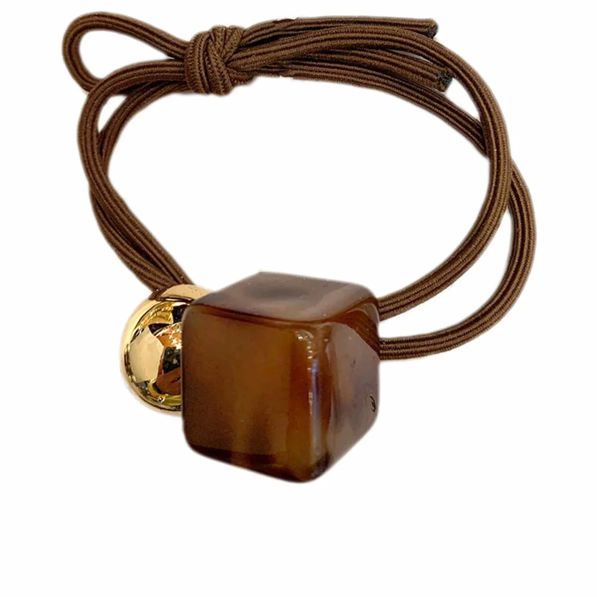 Elastique a cheveux inca marron seau s0511365056. Les dernières tendances mode vous attendent chez Diaytar !