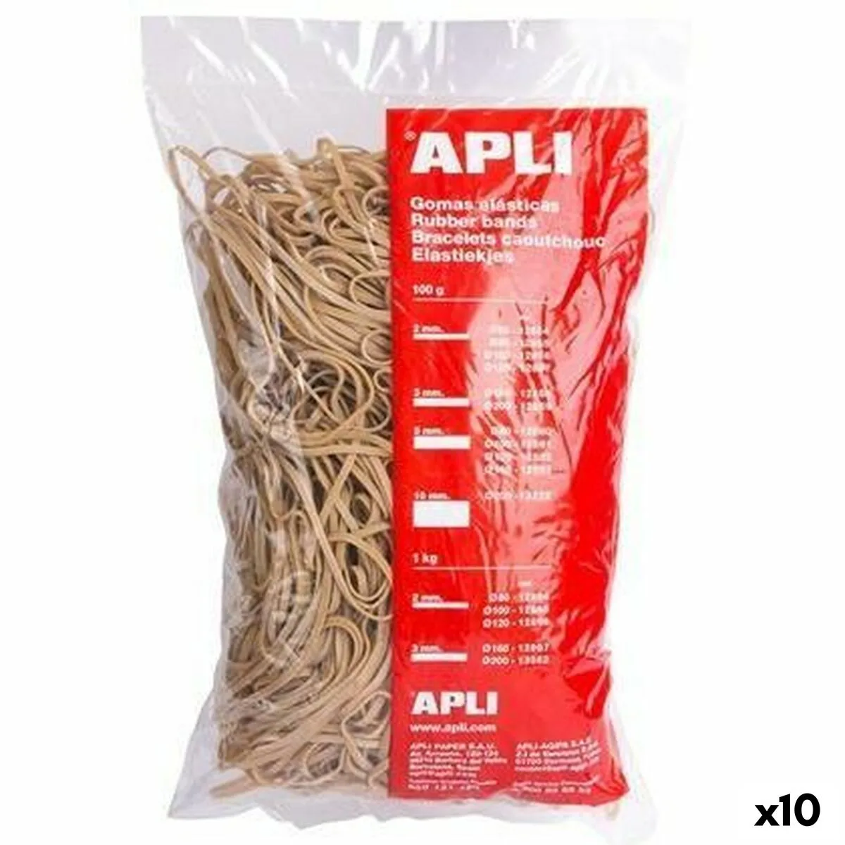 Elastiques apli marron 100 x 5 mm 10 unites s843444751. Diaytar, c'est la promesse de découvrir au moins un produit qui vous fera dire 'Mais où était-il donc tout ce temps ?'.