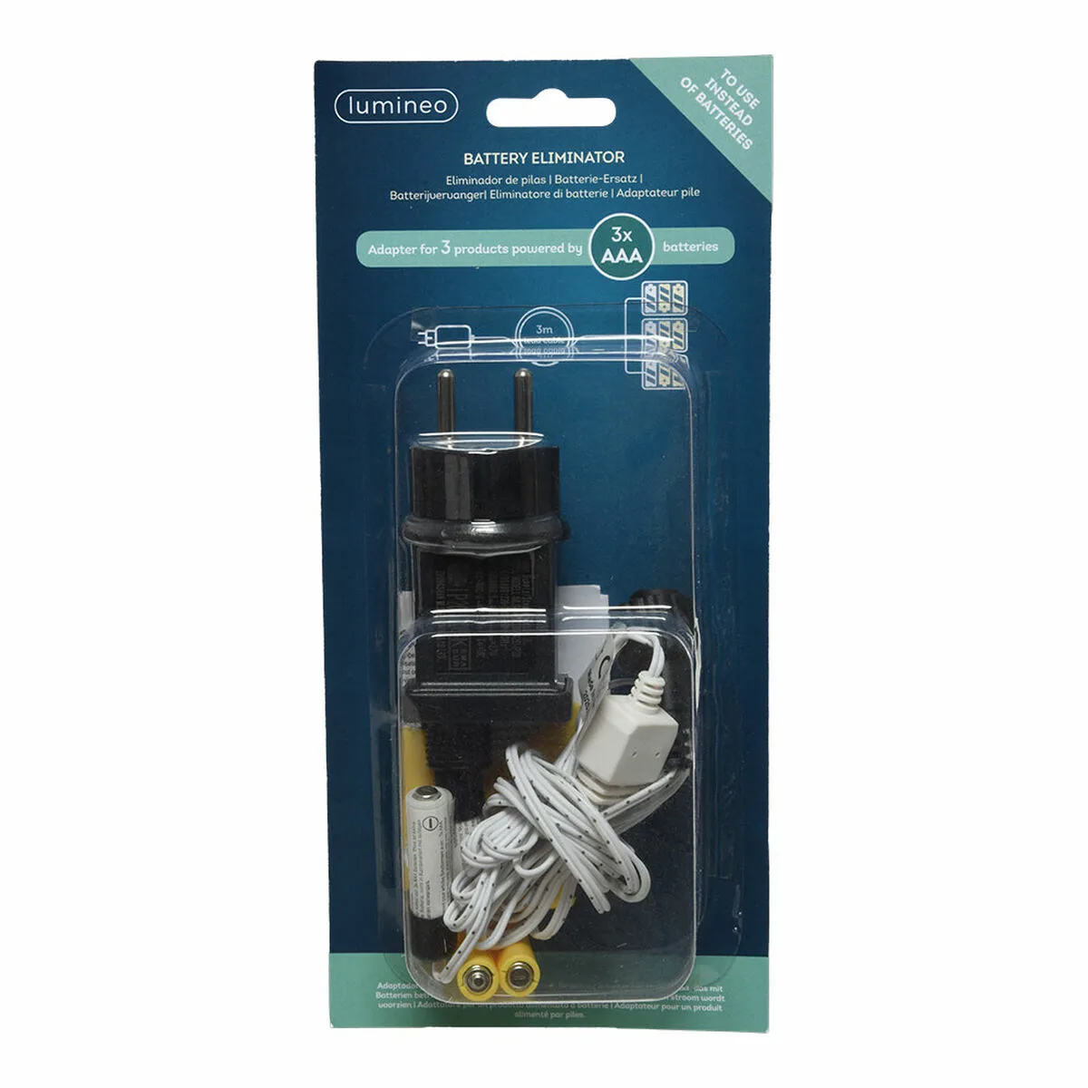 Eliminateur de piles lumineo interieurs 3 x aaa s791797945. La recette Diaytar : un tiers de design, un tiers d'innovation, un tiers de fonctionnalité. Le tout saupoudré de tendance.