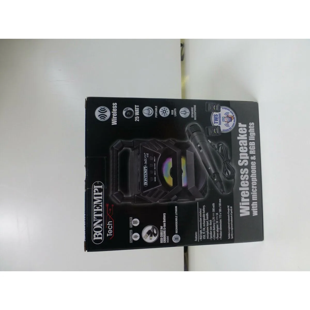Enceinte bluetooth avec microphone karaoke colorbaby s245527982. Diaytar, le garde-meuble moderne de toutes vos envies : des produits pour combler tous vos besoins et toutes vos fantasies.