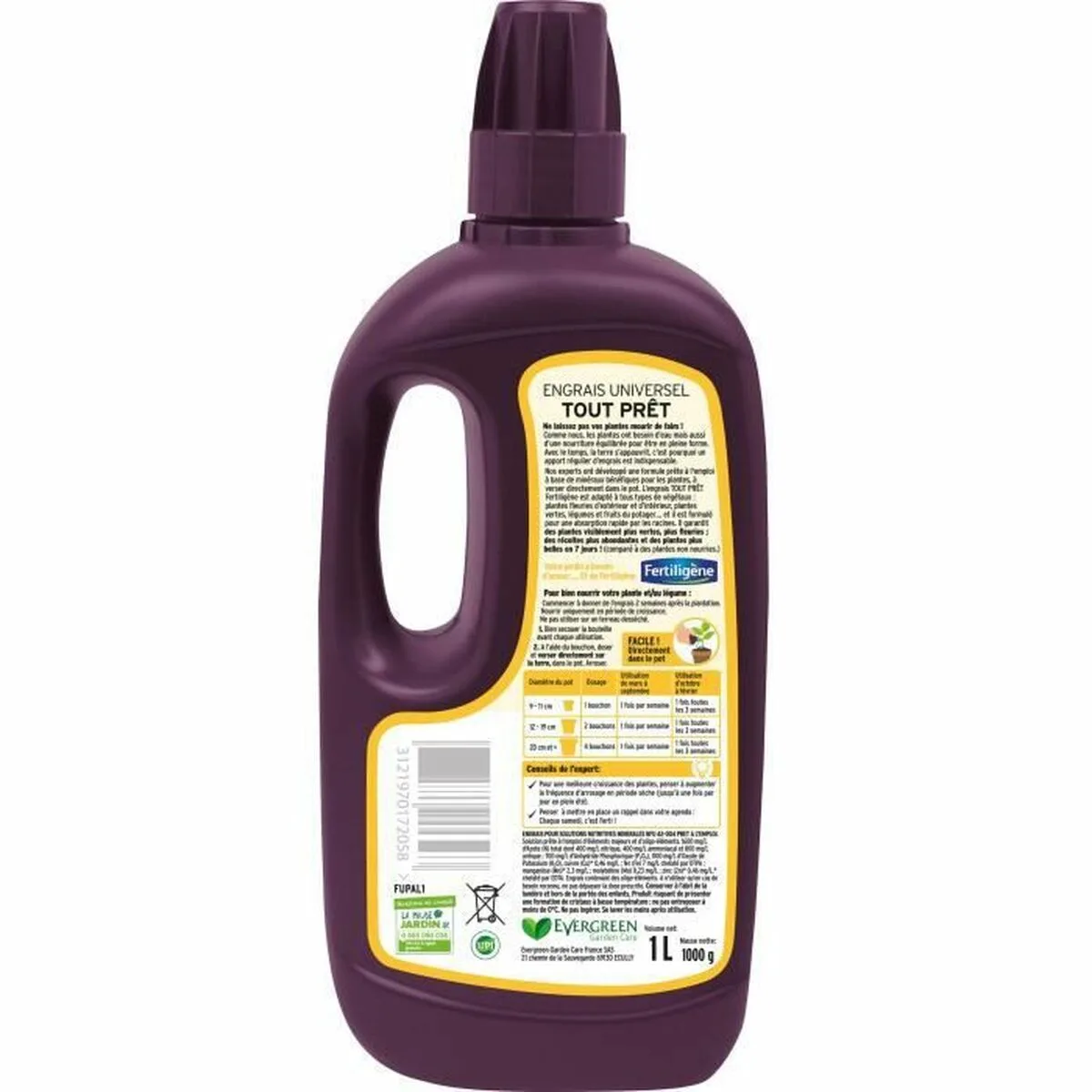 Engrais pour les plantes fertiligene 1 l s710340239. Diaytar vous offre un accès privilégié à une sélection de produits qui font buzz, qui innovent et qui embellissent la vie