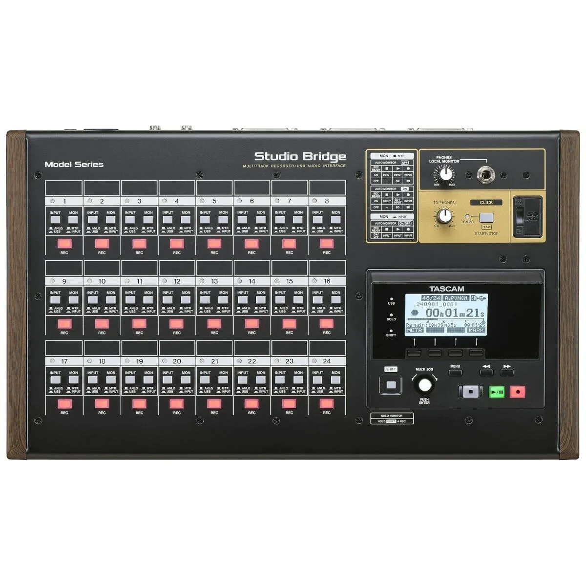 Enregisteur tascam studio bridge s9111933643. Chez Diaytar, nous célébrons la singularité de chaque produit, qu'il s'agisse d'un gadget tech ou d'un ustensile maison
