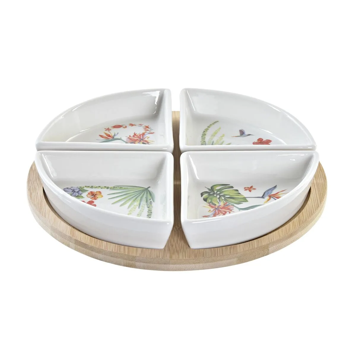 Ensemble a apertif dkd home decor blanc multicouleur naturel bambou gres tropical 21 5 x 21 5 x 1 cm 5 pcs s303697611. Osez l'originalité avec les créations mode exclusives de Diaytar.