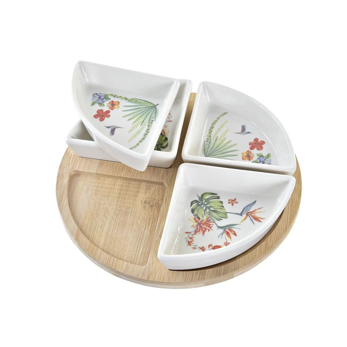 Ensemble a apertif dkd home decor blanc multicouleur naturel bambou gres tropical 21 5 x 21 5 x 1 cm 5 pcs s303697628. Créez votre look signature avec les pièces mode sélectionnées par Diaytar.