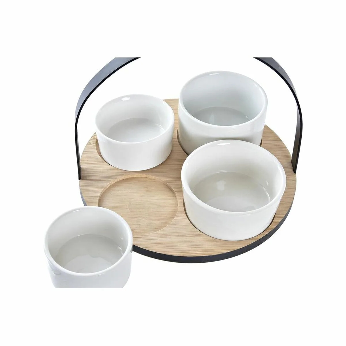 Ensemble a apertif dkd home decor blanc noir metal bambou gres loft 5 pieces 20 x 20 x 14 cm s303724626. Nous croyons en la puissance de la simplicité. Les produits Diaytar sont beaux, utiles, et incroyablement simples à utiliser.