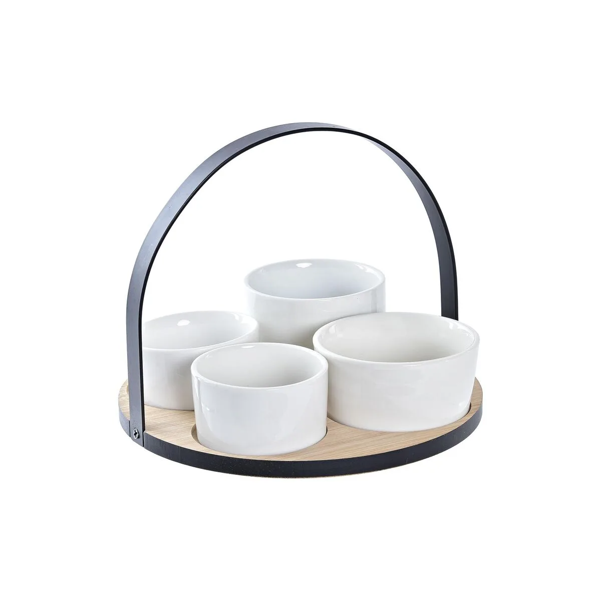 Ensemble a apertif dkd home decor blanc noir metal bambou gres loft 5 pieces 20 x 20 x 14 cm s303724660. Diaytar est le résultat de milliers d'heures de recherche et développement pour vous offrir une offre généraliste d'exception.