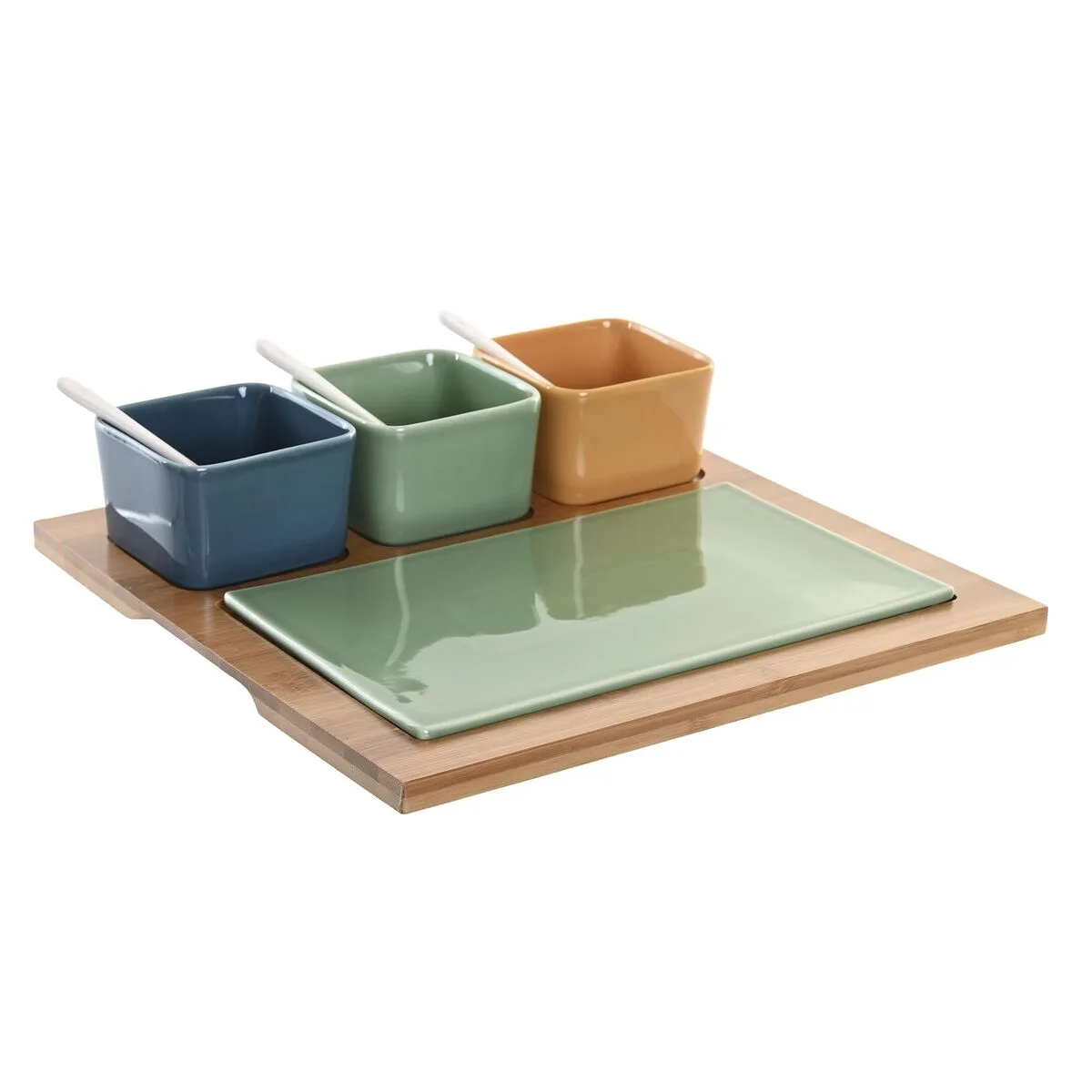 Ensemble a apertif dkd home decor porcelaine multicouleur bambou 8 pieces 30 x 30 x 6 cm s304134851. Diaytar c'est bien plus qu'une boutique en ligne : c'est un concept où chaque produit, de l'électronique à la décoration, raconte une histoire