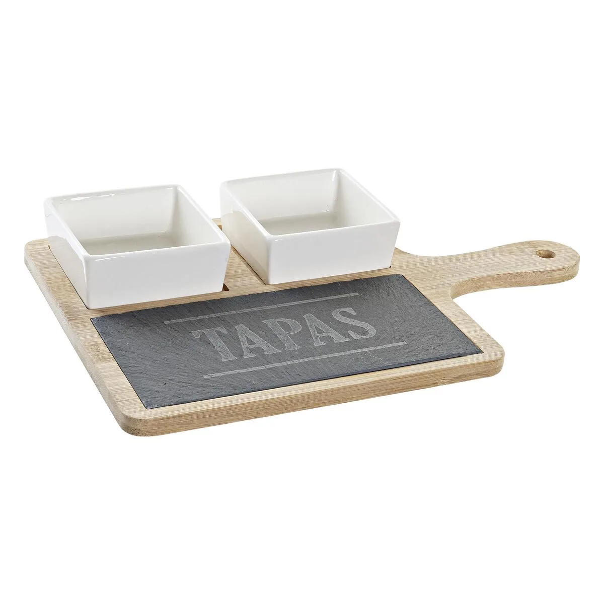 Ensemble a apertif dkd home decor tapas bambou gres ardoise 3 pieces 31 x 20 x 5 cm s303726683. Diaytar, c'est le point de départ de toutes vos histoires. Quel produit allez-vous choisir pour écrire la suite ?