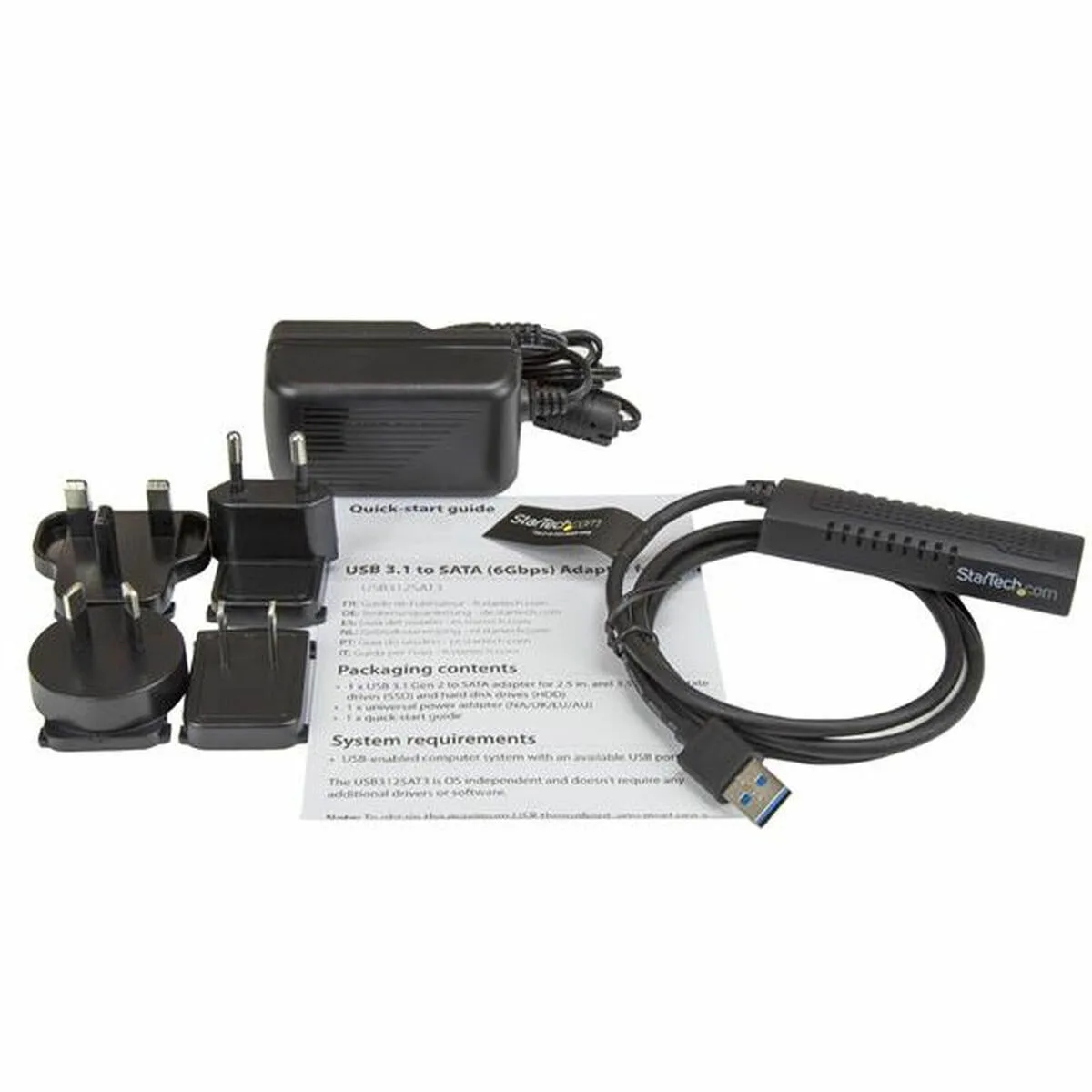 Ensemble d adaptateurs startech usb312sat3 noir s5505787063. Pour les esprits curieux et exigeants, Diaytar est la source intarissable de produits rares et ingénieux.