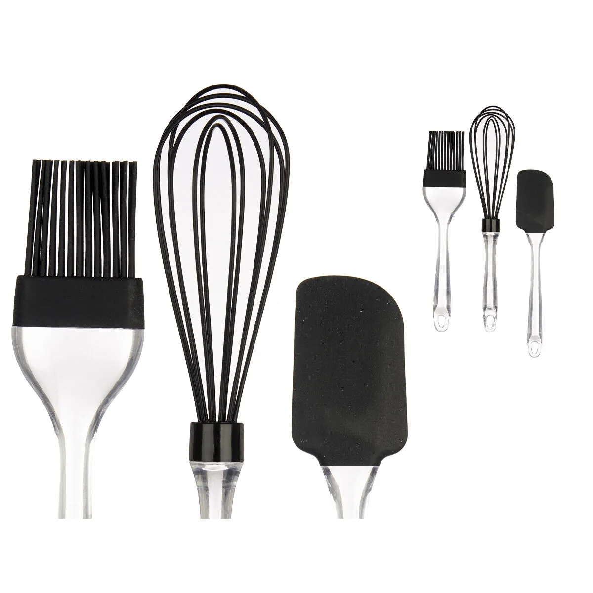 Ensemble d ustensiles de cuisine kinvara kt11 5521d silicone plastique patisserie 8 unites s363043689. Notre équipe chez Diaytar est une brigade de passionnés, toujours en chasse pour dénicher la perle rare qui vous fera vibrer.