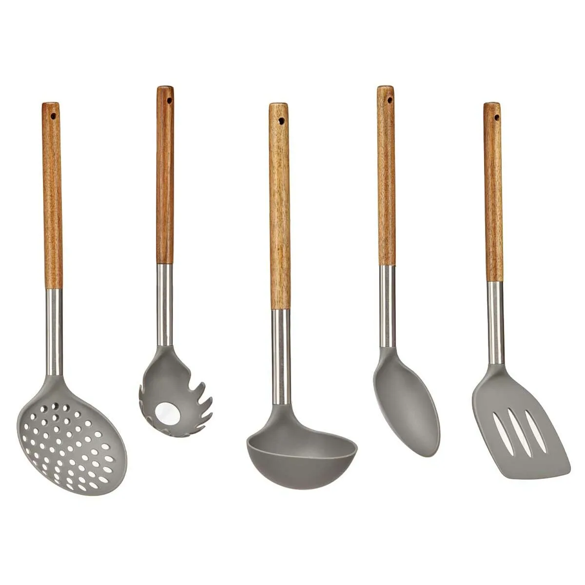 Ensemble d ustensiles de cuisine kinvara kt166095 s5 5 gris acier inoxydable bois d acacia 6 unites s362330384. Notre mission chez Diaytar : vous simplifier la vie en vous proposant les produits les plus ingénieux et les plus tendance du marché