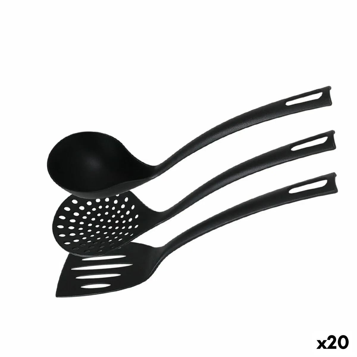Ensemble d ustensiles de cuisine quttin nylon noir 3 pieces 20 unites s223159070. Diaytar, c'est l'alliance inattendue entre la rigueur suisse et la créativité italienne, appliquée au produit généraliste.