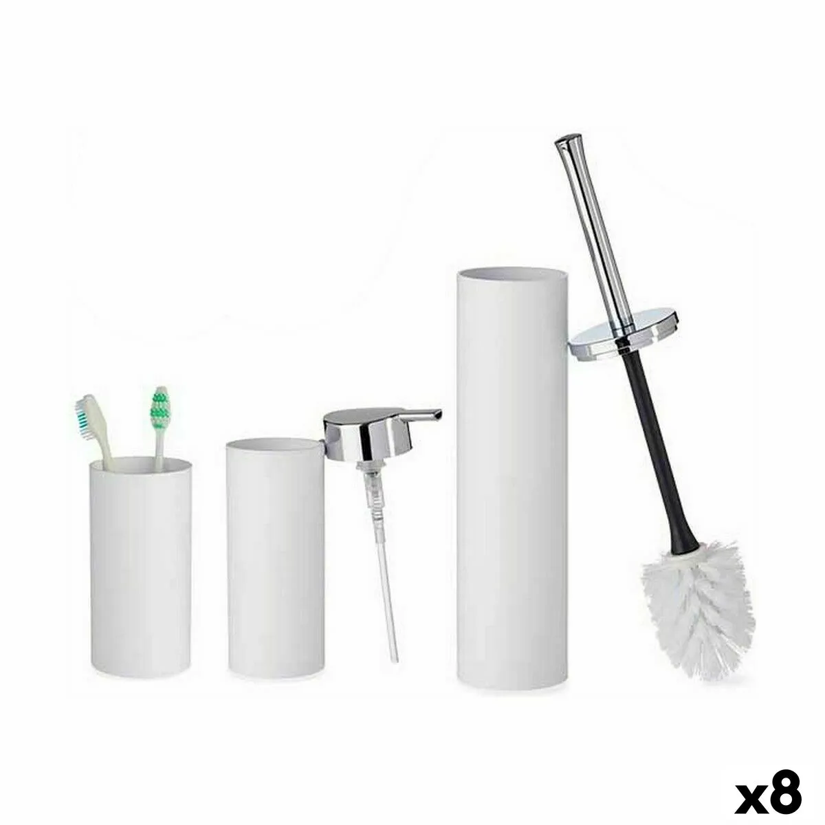 Ensemble de bain berilo b6274 s3 3 blanc plastique 8 unites s362601769. Notre équipe chez Diaytar est votre équipe de choc, dévouée à débusquer les produits qui méritent votre attention.